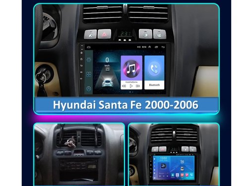 Штатна магнітола FORS.auto M150 для Hyundai Santa Fe (2+32Gb, 9") 2000-2006