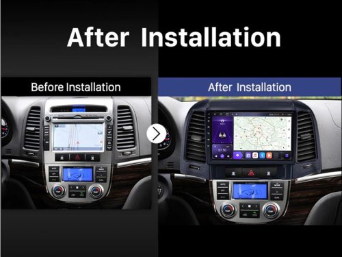 Штатная магнитола FORS.auto M150 для Hyundai Santa Fe (2+32Gb, 9") 2006-2012