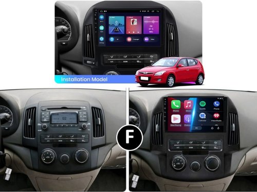 Штатная магнитола FORS.auto M150 для Hyundai I30 (2+32Gb, 9", Manual AC) 2008-2011