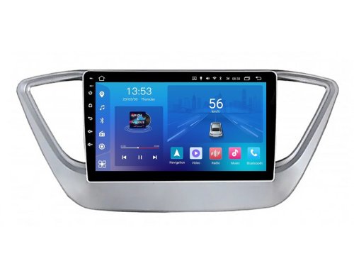 Штатна магнітола FORS.auto M200 для Hyundai Accent/Verna (2+32Gb, 9") 2018+