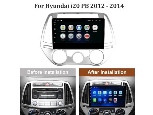 Штатна магнітола FORS.auto M200 для Hyundai i20 (2+32Gb, 9", Manual AC) 2012-2014