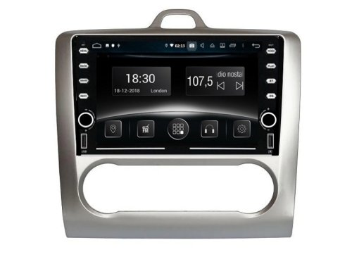 Штатная магнитола FORS.auto K100 для Ford Focus (Auto AC) 2005-2011