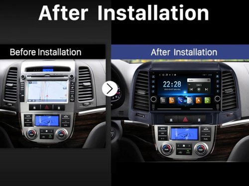 Штатна магнітола FORS.auto K100 для Hyundai Santa Fe (1+16Gb, 8") 2006-2012