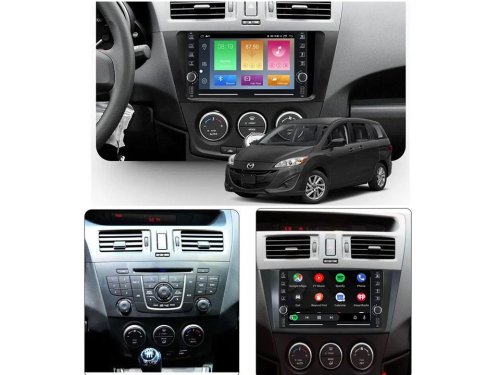 Штатная магнитола FORS.auto K100 для Mazda 5 Premacy (1+16Gb, 8") 2009-2012