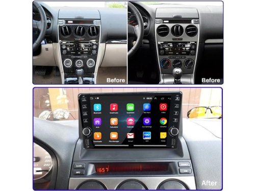 Штатная магнитола FORS.auto K100-2 для Mazda 6 (1+16Gb, 8") 2002-2008