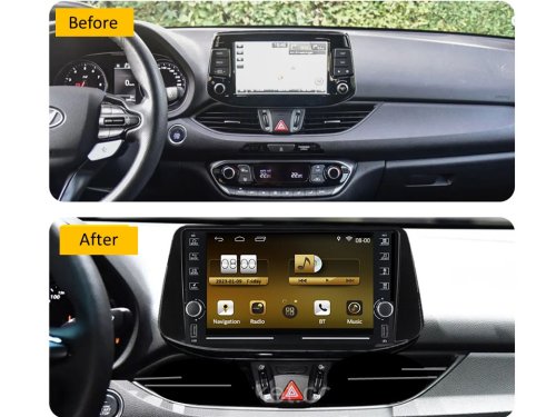 Штатная магнитола FORS.auto K150 для Hyundai i30 (2+32Gb, 8") 2017-2019