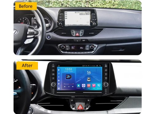 Штатная магнитола FORS.auto K200 для Hyundai i30 (2+32Gb, 8") 2017-2019