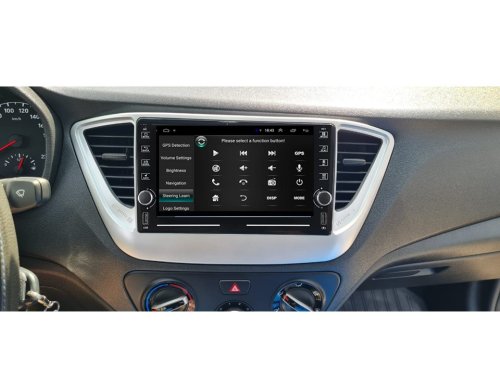 Штатная магнитола FORS.auto K150 для Hyundai Accent/Verna (2+32Gb, 8") 2018+