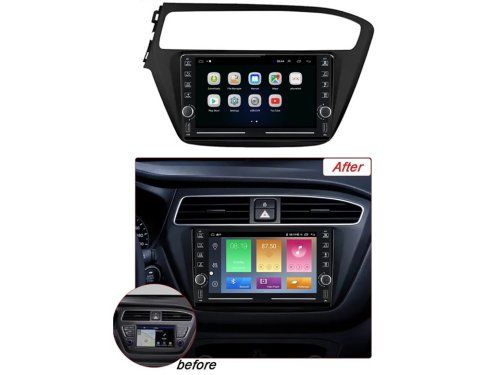 Штатная магнитола FORS.auto K150 для Hyundai I20 (2+32Gb, 8") 2015-2018