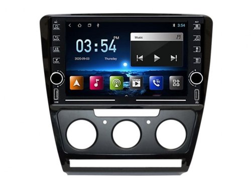 Штатна магнітола FORS.auto K150 для Skoda Superb (Manual AC) 2010-2014