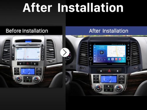 Штатная магнитола FORS.auto K200 для Hyundai Santa Fe (2+32Gb, 8") 2006-2012