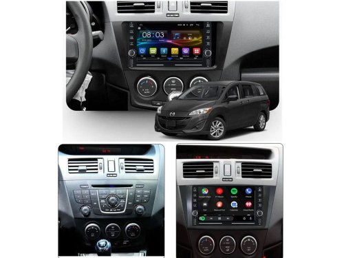 Штатная магнитола FORS.auto K200 для Mazda 5 Premacy (2+32Gb, 8") 2009-2012