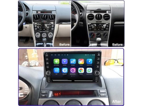 Штатная магнитола FORS.auto K200-2 для Mazda 6 (2+32Gb, 8") 2002-2008