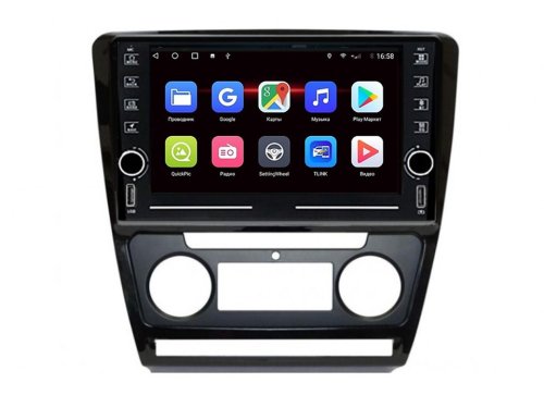 Штатная магнитола FORS.auto K200 для Skoda Superb (Auto AC) 2010-2014