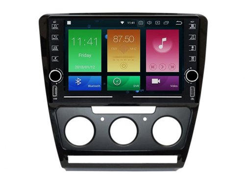 Штатна магнітола FORS.auto K200 для Skoda Superb (Manual AC) 2010-2014