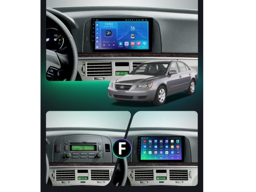 Штатная магнитола FORS.auto M150 для Hyundai Sonata/NF (2+32Gb, 9") 2004-2008