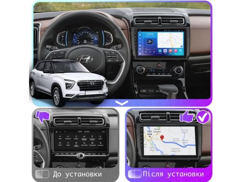 Штатная магнитола FORS.auto M150 для Hyundai Creta/IX25 (2+32Gb, 10") 2020-2021