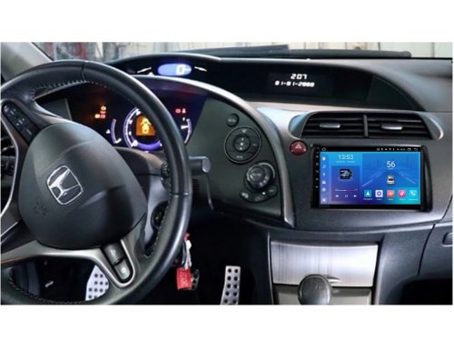 Штатная магнитола FORS.auto M100 для Honda Civic (1+16Gb, 9") 2005-2011