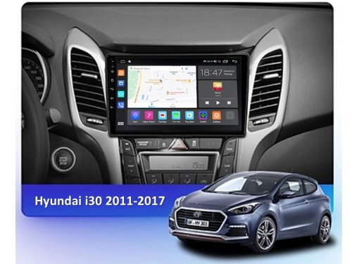 Штатная магнитола FORS.auto M200 для Hyundai i30 (2+32Gb, 9") 2011-2017