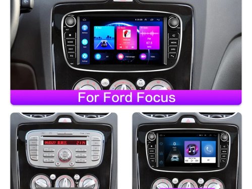 Штатная магнитола FORS.auto M200 для Ford Focus/Mondeo/S-Max/C-Max/Kuga/Fiesta/Fusion (2+32Gb, 7 inch, black) 2007-2011