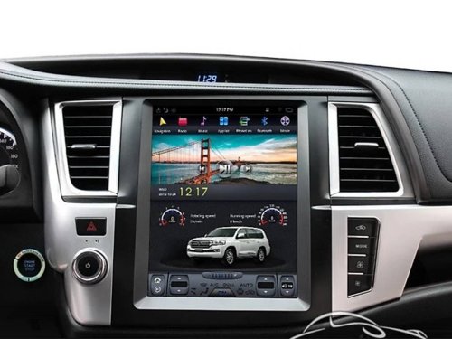 Штатна магнітола FORS.auto TESLA для Toyota Highlander (4+32Gb, 12.1") 2015-2017
