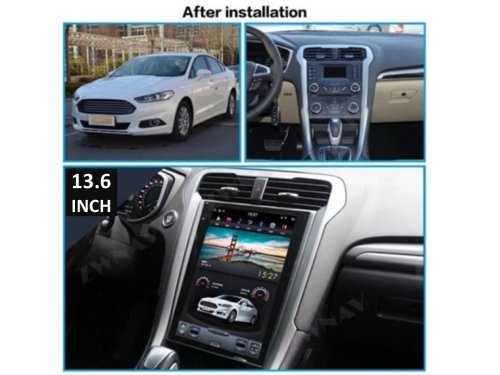 Штатная магнитола FORS.auto TESLA для Ford Mondeo (4+64 Gb, 13.1") 2013-2017
