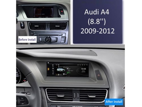 Штатна магнітола FORS.auto для Audi A4/A5/Low (4+32GB, 8.8") 2009-2012