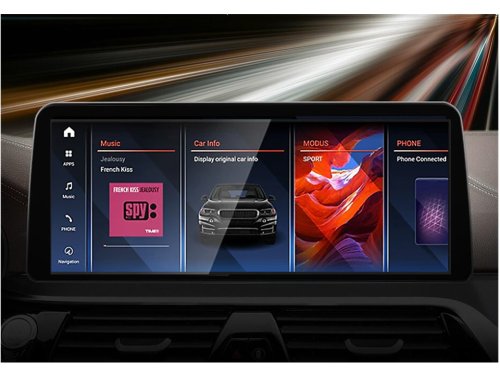 Штатна магнітола FORS.auto для BMW X5/X6 CIC (8+64, 10.25") 2011-2012