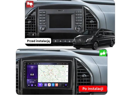 Штатна магнітола FORS.auto M150-T3L для Mercedes Benz Vito 2014-2018