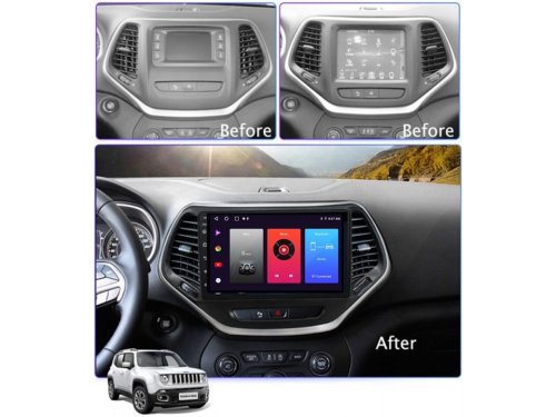 Штатная магнитола FORS.auto M150-T3L для Jeep Cherokee 2014-2017