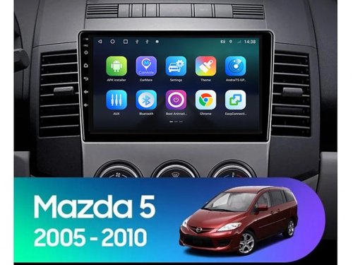 Штатная магнитола FORS.auto M500 для Mazda 5 (4+64Gb, 9") 2005-2010