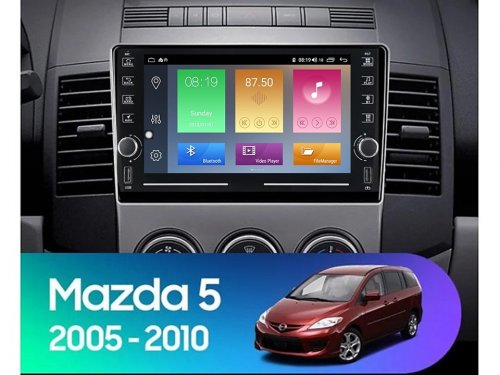 Штатная магнитола FORS.auto K400 для Mazda 5 (4+64Gb, 8") 2005-2010