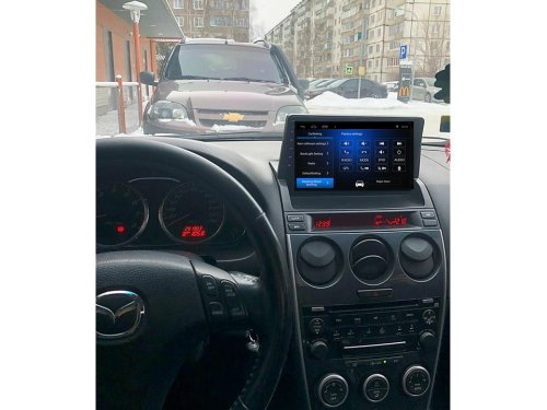 Штатна магнітола FORS.auto M600-2 для Mazda 6 (6+128Gb, 9") 2002-2008