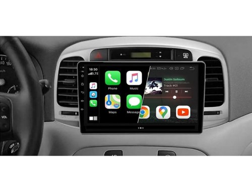 Штатна магнітола FORS.auto М300 для Hyundai Accent 2009-2012/Verna (3+32Gb, 9") 2008-2011