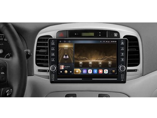 Штатная магнитола FORS.auto K200 для Hyundai Accent 2009-2012/Verna (2+32Gb, 8") 2008-2011