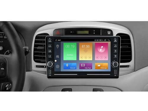 Штатная магнитола FORS.auto K400 для Hyundai Accent 2009-2012/Verna (4+64Gb, 8") 2008-2011