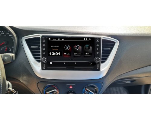 Штатна магнітола FORS.auto K400 для Hyundai Accent/Verna (4+64Gb, 8") 2018+