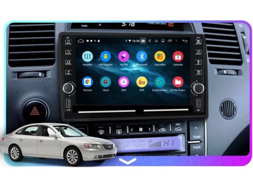 Штатная магнитола FORS.auto K150 для Hyundai Azera/TG/AV (2+32Gb, 8") 2006-2011