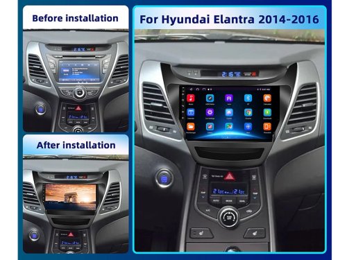 Штатна магнітола FORS.auto М300 для Hyundai Elantra (3+32Gb, 9") 2014-2016