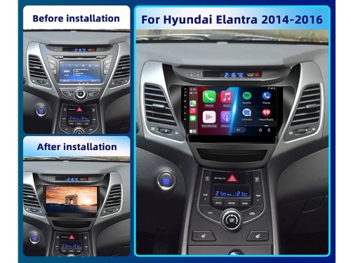 Штатна магнітола FORS.auto M500 для Hyundai Elantra (4+64Gb, 9") 2014-2016