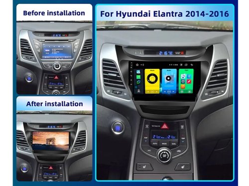 Штатна магнітола FORS.auto M600 для Hyundai Elantra (6+128Gb, 9") 2014-2016