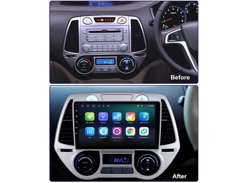 Штатна магнітола FORS.auto М300 для Hyundai I20 (3+32Gb, 9") 2008-2012