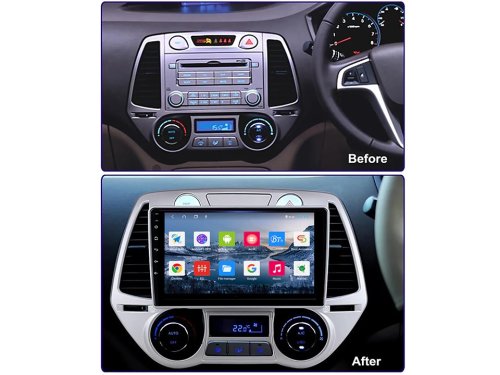 Штатна магнітола FORS.auto M500 для Hyundai I20 (4+64Gb, 9") 2008-2012