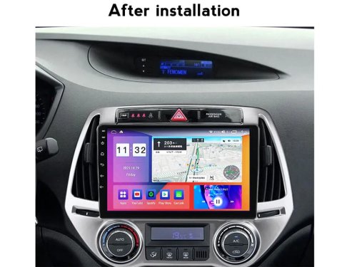 Штатная магнитола FORS.auto M600 для Hyundai I20 (6+128Gb, 9", Auto AC) 2012-2014