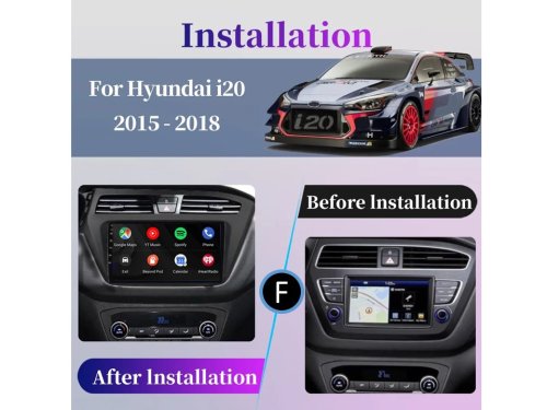 Штатная магнитола FORS.auto М300 для Hyundai I20 (3+32Gb, 9") 2015-2018