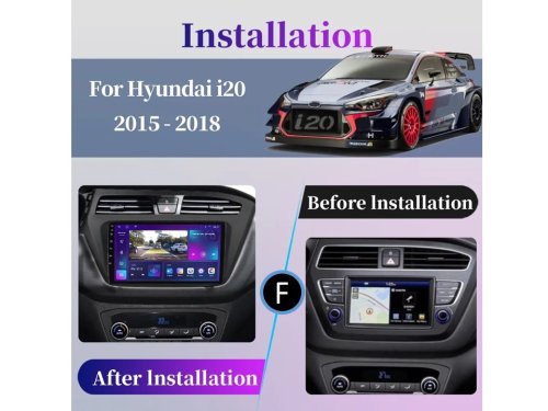 Штатная магнитола FORS.auto M400 для Hyundai I20 (4+64Gb, 9") 2015-2018