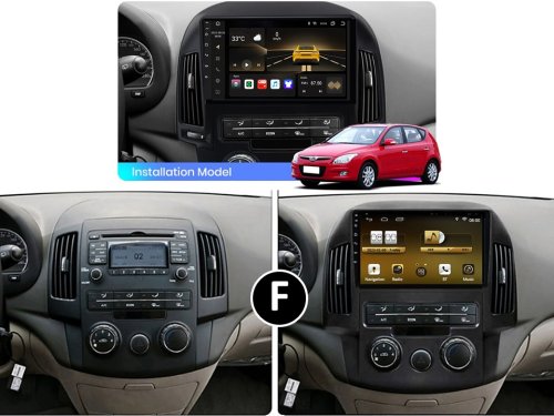 Штатная магнитола FORS.auto M600 для Hyundai I30 (6+128Gb, 9", Manual AC) 2008-2011