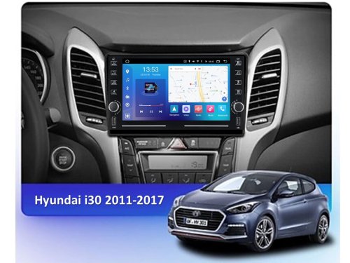 Штатная магнитола FORS.auto K150 для Hyundai I30 (2+32Gb, 8") 2011-2017