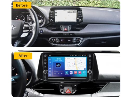 Штатна магнітола FORS.auto K400 для Hyundai I30 (4+64Gb, 8") 2017-2019