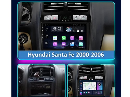 Штатна магнітола FORS.auto M400 для Hyundai Santa Fe (4+64Gb, 9") 2000-2006